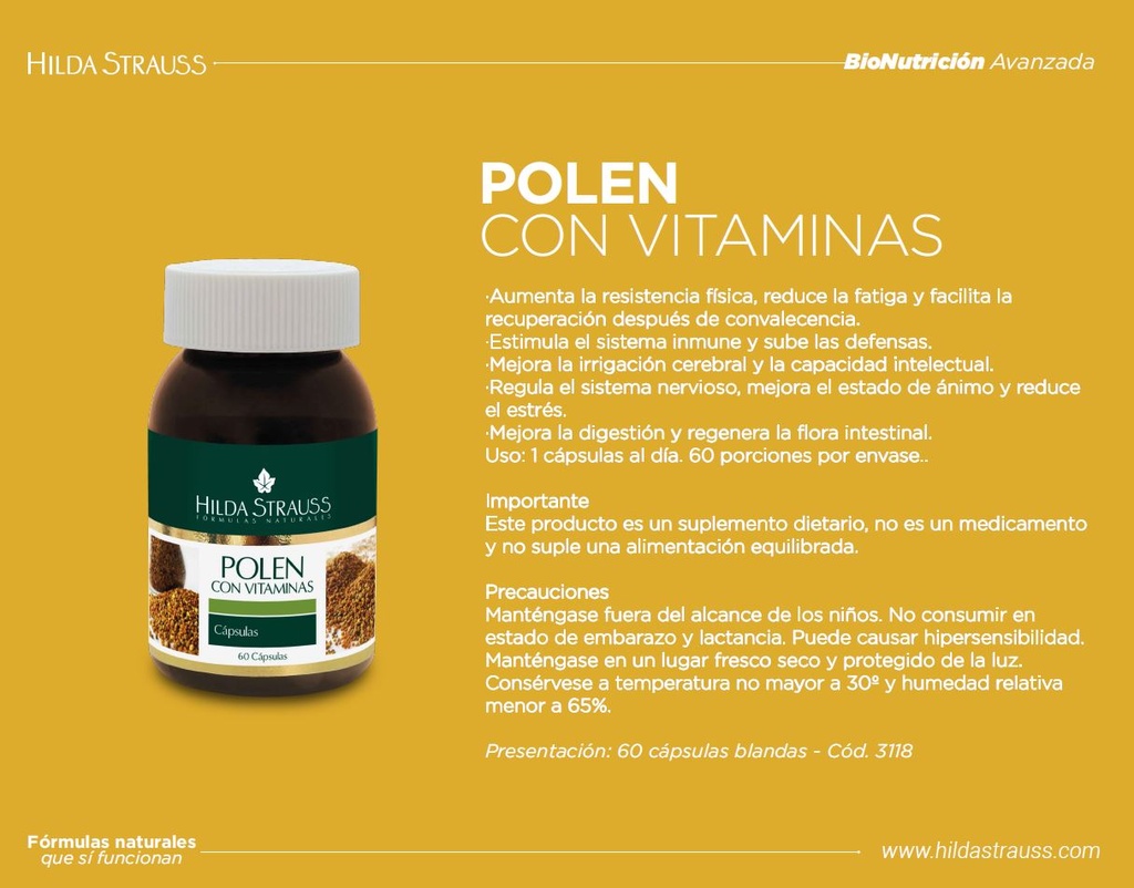 ET. POLEN CON VITAMINAS