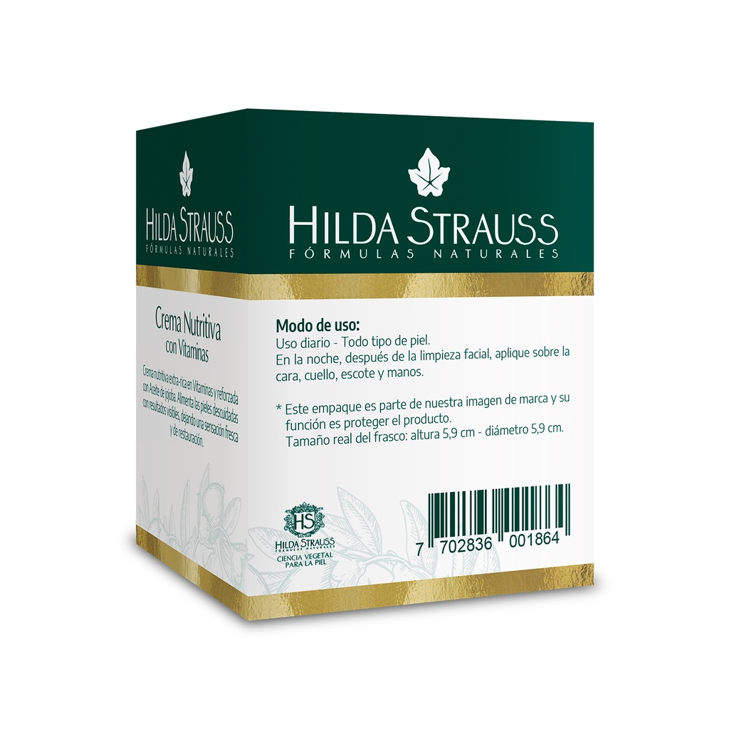 CREMA NUTRITIVA CON VITAMINAS