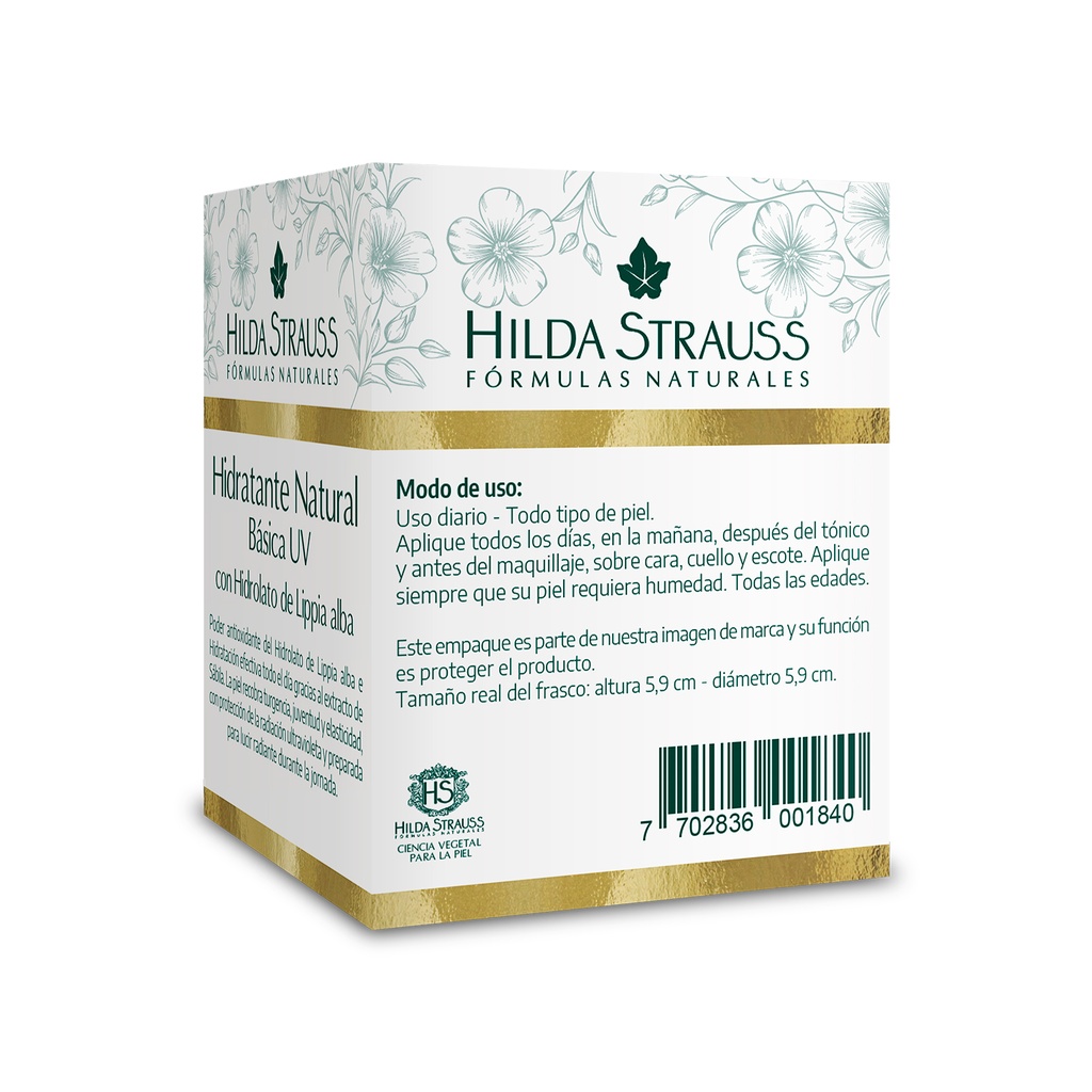 HIDRATANTE NATURAL BÁSICA UV