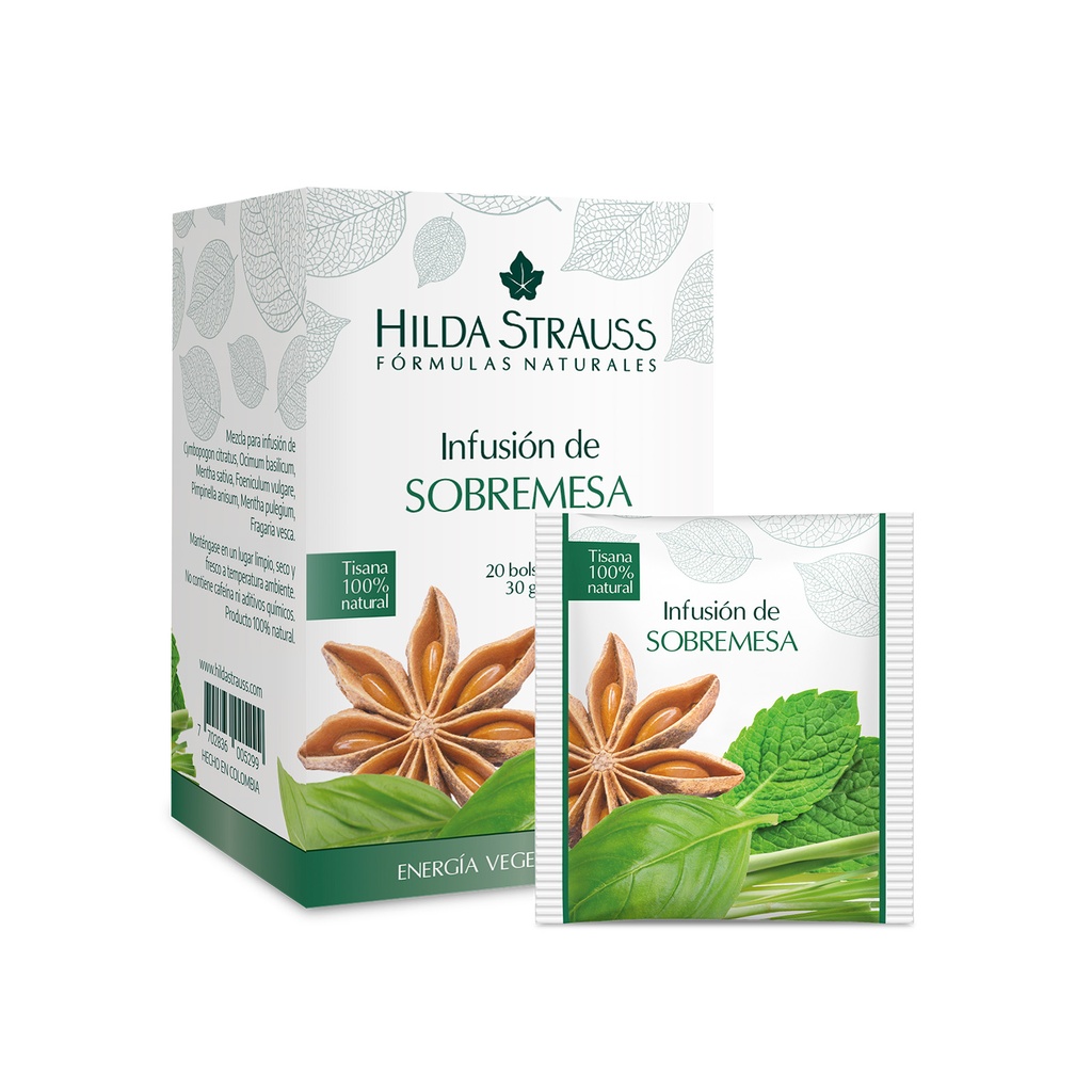 INFUSIÓN DE SOBREMESA