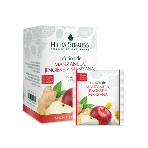 [3033] INFUSIÓN DE MANZANILLA, JENGIBRE Y MANZANA